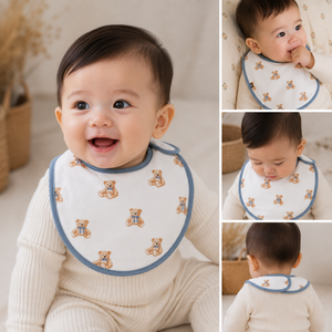 Bavoirs bandana en mousseline pour bébé avec logo personnalisé, très absorbants, bavoirs anti-bave, OEM/ODM, bavoirs pour bébé de qualité supérieure en provenance du Vietnam - Product Image 3