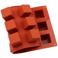 Chine fabricant prix d'usine carré Silicone glaçon et chocolat moule gâteau outils