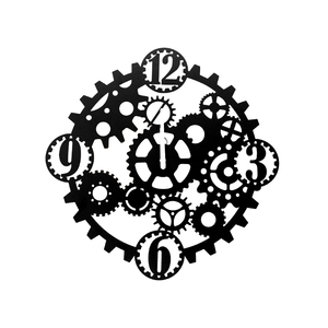 Bán Buôn Cổ Điển Bánh Có Hình Dạng Kim Loại Đồng Hồ Treo Tường Không Thường Xuyên Tùy Chỉnh Tường Nghệ Thuật Đồng Hồ Cho Trang Trí Nội Thất - Product Image 1