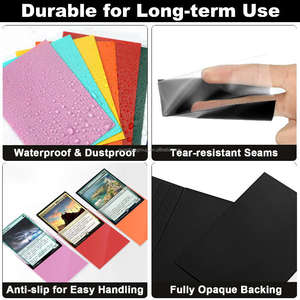 Protège-cartes mats ultra sans acide et sans PVC pour cartes à collectionner, taille standard 66x91mm, compatibles MTG, Yu-Gi-Oh!, cartes de baseball et jeux de société - Product Image 3