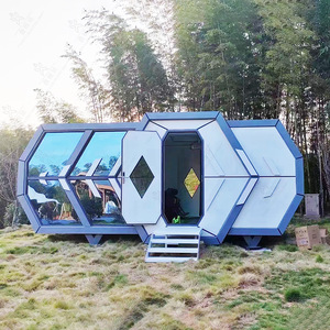 Maison conteneur mobile en tôle d'aluminium B & B, coupe-vent, chaude, espace capsule décontracté et portable - Product Image 4