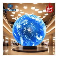 Pantalla LED de Bola para Exhibición en Stock de Fábrica con Forma Esférica y Diámetros de 2m, 3m, 4m, 5m, 6m, 7m, 8m, 9m, 10m