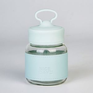 Vaso de Agua de Vidrio Portátil, Creativo y Ecológico, Duradero, con Soporte para Teléfono, Apto para Lavavajillas y Microondas, para Leche/Café - Product Image 4