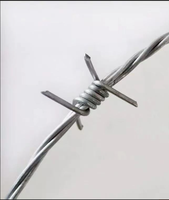 Fil barbelé galvanisé antirouille à prix d'usine pour clôtures agricoles et protection de sécurité – Rouleau de fil de fer