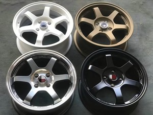 Rines Deportivos para Auto de 14, 15, 16, 17 y 18 Pulgadas, 4/5 Orificios, 4x100/114.3, 5x100/112/114.3/120, para Autos de Pasajeros, Compatibles con Rays TE37, BRZ, Honda - Product Image 5