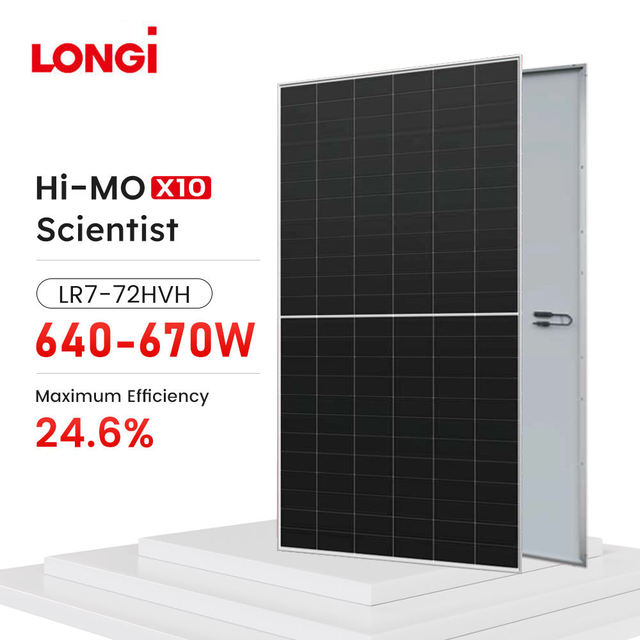 High Efficiency for Hi-MO X10 N-Type Half-Cell Solar Guardian Dual Glass Anti-Dust LR7-72HVHF 640-670W Panels Price CE TUV IEC