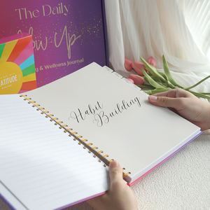 Stampa di Gold Foil Bullet Daily Journal Kit personalizzato per bambini Set di cancelleria per ragazze adolescenti Planner e Kit proiettile con scatola e penna - Product Image 6