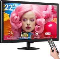 Nouvel écran tactile capacitif Full HD 22 pouces 10 points /VGA/BNC avec haut-parleurs intégrés, support VESA, garantie de 3 ans, usage industriel
