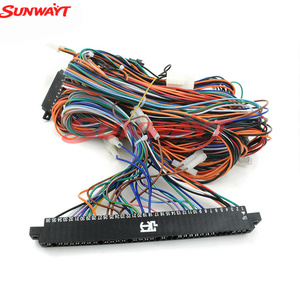 Coin Operated <b>Game</b> <b>Machine</b> 36/10Pin 8 Liner Custom Assembly Wire Harness Set with Push button for Trinidad and Tobago Market - Product Image 3