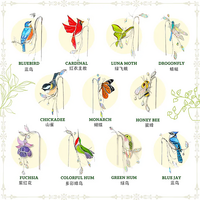 Décoration de jardin et d'intérieur artisanale Art Déco en vitrail, motif colibri, attrape-soleil en cristal, ornement pour pot de fleurs, pour les fêtes