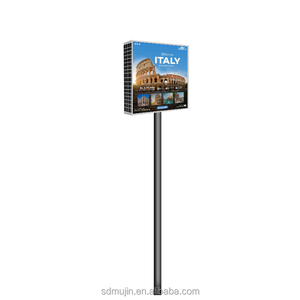 Boîte lumineuse décorative rectangulaire en aluminium pour extérieur, alimentée par énergie solaire, étanche, pour affichage publicitaire et stand d'exposition - Product Image 4