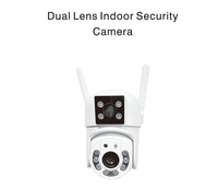 Caméra de sécurité intelligente PIX-LINK avec détection de mouvement, double objectif, suivi des mouvements, audio bidirectionnel, 2MP, WiFi, intérieur