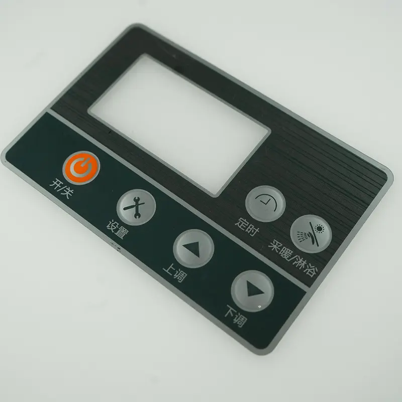 Embossing Button Flat Touch Keyboard PC PET PVC Membrane Panel Switch
