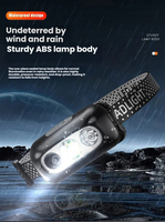 Lampe LED rechargeable super lumineuse haute intensité, étanche IP65, multifonctionnelle, faisceau réglable, portable, pour camping et pêche en extérieur