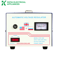 Régulateur de tension automatique portable 1000VA CVR monophasé 220V AC, large plage d'entrée 160-250V, pour usage domestique, distributeur, vente en gros