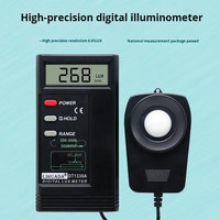 Illuminomètre DT1330A, photomètre haute précision, mesureur de luminosité numérique, testeur d'éclairement, ingénierie d'installation