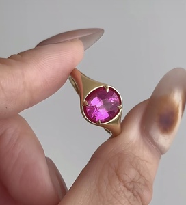 เครื่องประดับสั่งทำพิเศษ แหวนทองแท้ 9k 10k 14k 18k ทองคำขาว ทองคำชมพู ทองคำเหลือง ประดับเพชร/พลอยจากแล็บ ผลิตจากโรงงาน - Product Image 1