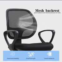 Chaise de bureau moderne en gros, confortable, pivotante, en maille, design ergonomique, chaise de direction personnalisée
