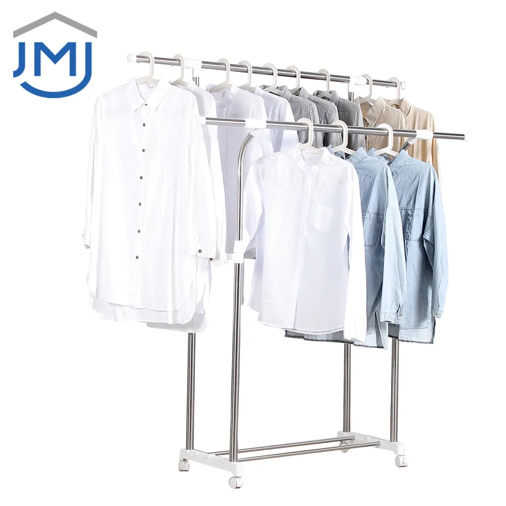 2021 Easy Installation Foldable Rack Cloth Hanging Racks Custom Clothes Drying Stand