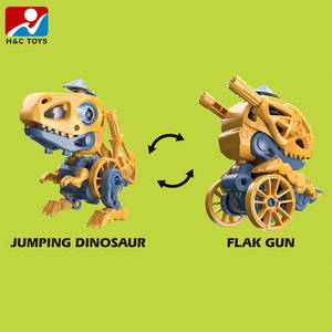Dragon sauteur transformable en créature mignonne, deux formes de transformation, jouet d'assemblage DIY, développe les compétences manuelles, jouet éducatif - Product Image 3
