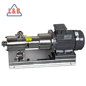 SS316L High Viscosity Three Stage In-Line High Shear Homogenizer Mixer Emulsifying Pumps For Food Refine Chemical Industry