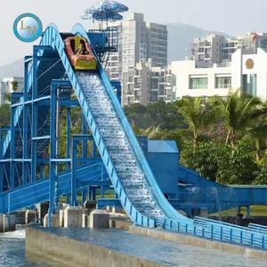 Nueva montaña rusa de agua Diversión Emocionante Flume barato Paseo Gran parque temático de atracciones Equipo Torrent Subducción para la venta - Product Image 3
