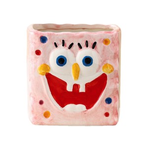 Portalápices de Cerámica con Diseño Creativo de Dibujos Animados, Estilo Americano, Hecho en Fujian, Caja de Almacenamiento para Cepillos de Dientes, Brochas de Maquillaje, <span class=keywords><strong>Bob</strong></span> <span class=keywords><strong>Esponja</strong></span> - Product Image 5