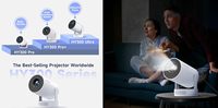 Projecteur portable Magcubic HY300Ultra Mini Smart Android 14 LED 4K 720P WIFI pour cinéma 4K et camping