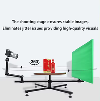 Plate-forme de prise de vue vidéo professionnelle à 360 Rotation tête panoramique platine Studio photomaton