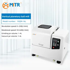 MITR 16L Laboratory Vertical Planetary Ball Mill For Grinding Industrial Ceramics Planetary Ball Mill Grinder Machine