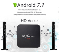 Nouveau Mxg Pro Rk3229 Android 7.1 TV Box Set Top Box 1G Ram 8g Rom TV BOX
