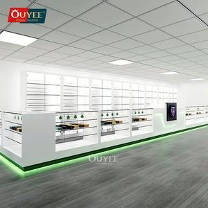 Présentoir de comptoir de magasin Dispensaire optique Meubles pour magasins de fumée Fournitures pour magasin avec verre - Product Image 6