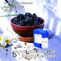 Poudre d'essence aromatisée à la mûre pour le thé, le vin, la confiture, boisson fruitée personnalisable enrichie en vitamines 99,99%