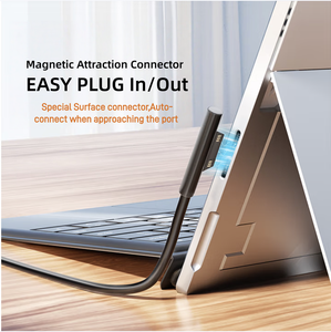 Cargador de ordenador portátil ignífugo para PC plegable ecológico 65W 5V 1A PD para <span class=keywords><strong>Microsoft</strong></span> Surface <span class=keywords><strong>Pro</strong></span> 10-3 y <span class=keywords><strong>Windows</strong></span> 10/8/<span class=keywords><strong>7</strong></span>/XP DC Port SCP - Product Image 2