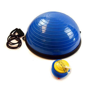 Ballon d'entraînement d'<span class=keywords><strong>équilibre</strong></span> multifonctionnel Skyhope-D en PVC et PP, écologique, demi-bosuing, pour Pilates, yoga et fitness - Product Image 1