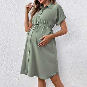 Vestido <span class=keywords><strong>de</strong></span> <span class=keywords><strong>Maternidad</strong></span> <span class=keywords><strong>de</strong></span> Verano en Oferta, Vestidos Casuales <span class=keywords><strong>de</strong></span> <span class=keywords><strong>Maternidad</strong></span> <span class=keywords><strong>de</strong></span> Manga Corta, MOQ Bajo, Vestido <span class=keywords><strong>de</strong></span> Embarazo Moderno y Cómodo <span class=keywords><strong>para</strong></span> Mujer - Product Image 4
