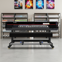 Impresora de Inyección de Tinta Eco Solvente para Interiores/Exteriores, el Mayor Proveedor de China para Cabezales de Impresión Epson I3200, CMKY, Pancartas Flexibles, Etiquetas de PVC