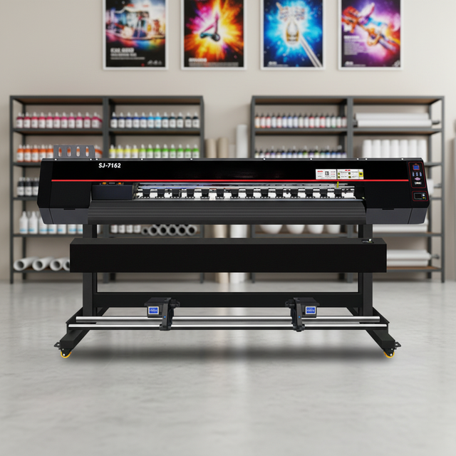 Eco Solvent Indoor/Outdoor Inkjet Printer China's Biggest Supplier for Epson I3200 Printhead CMKY Flex Banner PVC Label