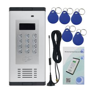 Système d'interphone sans fil GSM ABS K6 2G/4G, communication bidirectionnelle, sonnette d'alarme, contrôle d'accès audio, RFID, 200 utilisateurs - Product Image 6
