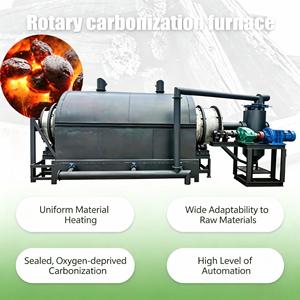 Nouveau design de sciure de bois avec un excellent prix pour un four de carbonisation continu - Product Image 1