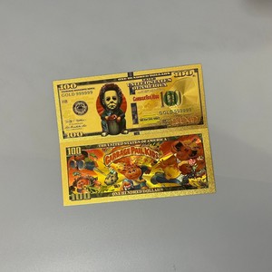 Billetes Conmemorativos de Plástico con Lámina Dorada de Doble Cara, Estilo Anime Americano, Personalizados al por Mayor, con Diseño de Billetes de Dólar Americano para Niños - Product Image 5