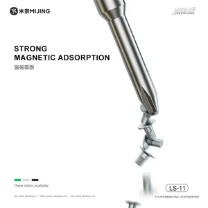 Mijing LS-11 5 pièces/ensemble ensemble de tournevis quadridimensionnels pour ordinateur de téléphone portable démonter <span class=keywords><strong>les</strong></span> Kits d'outils de réparation à la main - Product Image 6