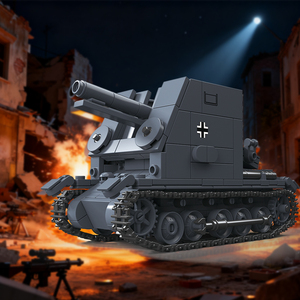 Modellino in Scala 1/35 del Carro Armato Autopropulso Tedesco Sturmpanzer I Bison della Seconda Guerra Mondiale, Gioco di Guerra in Miniatura - Product Image 5