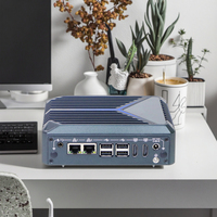 Mini PC Industrial Sin Ventilador con Intel N150, 16 GB DDR5, 3x M.2, HDMI Dual 4K, LAN Dual y 8x USB para IoT/Automatización/Computación de Borde