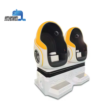 Chaise d'intérieur d'oeufs de 9D VR pour des manèges de parc d'attractions en métal et en plastique inclus par lunettes de réalité virtuelle des enfants 3D