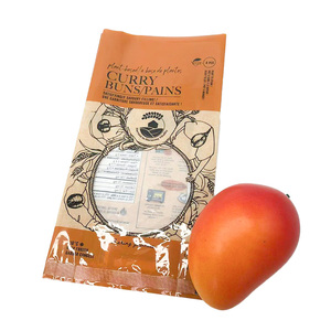 Impresión personalizada 360g PE bolsa de plástico embalaje brillante cremallera termosellado con ventana para té nueces comida de bebé - Product Image 6