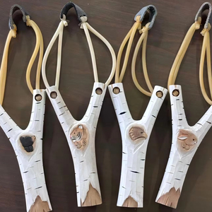 Tirachinas de Madera Tallada a Mano, <span class=keywords><strong>Catapulta</strong></span> de Madera, Excelente Juguete de Tirachinas para Niños, Se Acepta Logotipo Personalizado - Product Image 1
