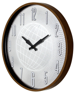 Modern 20 Inch Oversize Plastic Quartz <b>Wall</b> <b>Clock</b> Large Antique Style Analog Single Face Plant Still Life Design for Living Room - Product Image 5