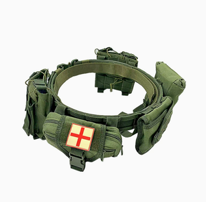 DFV07 Typical training duty men outdoor <b>working</b> Apron tactical vest waist <b>belts</b> stock wholesales with pouches - Product Image 2