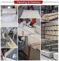 Panel Dinding Eksterior Batu Tiruan MCM Travertine, Lembaran Veneer Lunak Buatan, Papan Dinding